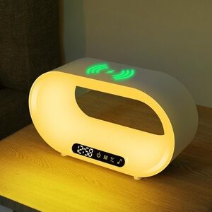 Sunrise alarm clock KEXU Touch wireless charger multicolor lights LIMITEDEDITION
